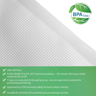 খাবার সংরক্ষণের জন্য এমবসড ভ্যাকুয়াম সিল ব্যাগ