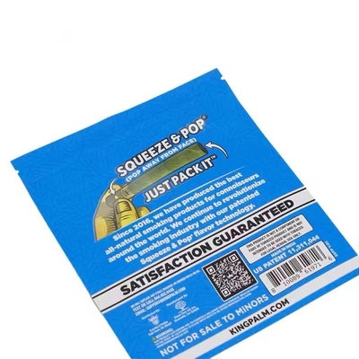 ডিজিটাল প্রিন্টিং 3.5g 7g 14g 28g গন্ধ প্রতিরোধী মাইলার ব্যাগ শিশু প্রতিরোধী পুনরায় বন্ধযোগ্য অ্যালুমিনিয়াম ফয়েল থ্রি সাইড সিলিং ব্যাগ