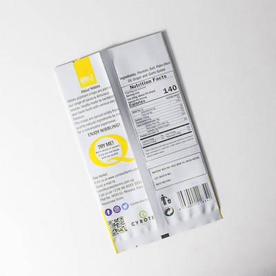 ডিজিটাল প্রিন্টিং কাস্টমাইজড প্রিন্টেড প্লাস্টিক অ্যালুমিনিয়াম ফয়েল ব্যাগ কফি স্ন্যাক থ্রি সাইড সিলড ব্যাগ ফ্ল্যাট পকেট ব্যাক সিলড ব্যাগ