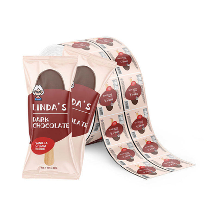 কাস্টম মুদ্রিত খাদ্য প্যাকেজিং প্লাস্টিকের রোল ফিল্ম আইসক্রিম প্যাকেজিং অ্যালুমিনিয়াম ফয়েল ল্যামিনেটেড রোল ফিল্ম