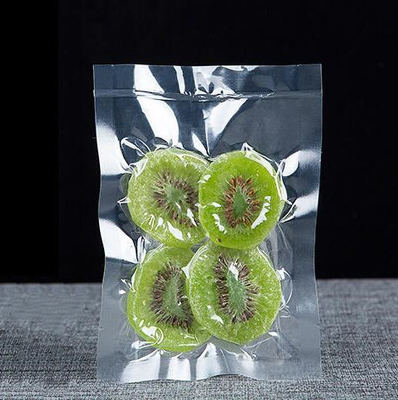 কাস্টম মুদ্রিত পাইকারি স্বচ্ছ নাইলন ভ্যাকুয়াম ব্যাগ মাংস বা শাকসব্জির জন্য একপাশের পরিষ্কার ব্যাগ