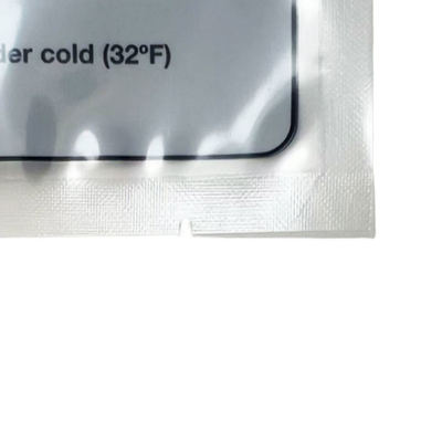 কাস্টম মুদ্রিত লোগো হট সিল ব্যাগ থ্রি সাইড সিলড ফ্রিজ ফুড প্যাকেজিং প্লাস্টিক ভ্যাকুয়াম ব্যাগ উইন্ডো সহ মাংসের প্যাকেজিং