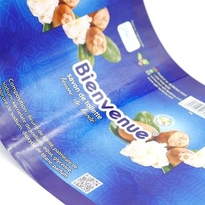 Hot Sale Custom Printed Laminated Food Grade Plastic Roll Film Flexible Packaging For Soap Wrapping