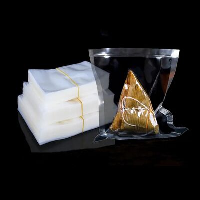 কারখানার সরাসরি বিক্রয় কাস্টম তিন পক্ষের সিল নাইলন খাদ্য প্যাকেজিং ব্যাগ, উচ্চ স্বচ্ছ ভ্যাকুয়াম খাদ্য ব্যাগ, পিই প্লাস্টিকের ব্যাগ, 100pcs