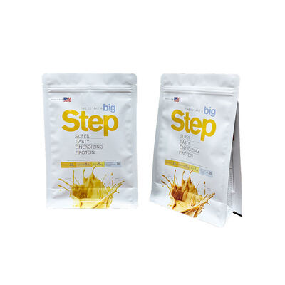 খাবার প্যাকেজিংয়ের জন্য কাস্টম মুদ্রিত স্ট্যান্ড-আপ জিপলক পাউচ: স্ন্যাক ক্যান্ডি পাউডার বাদাম শুকনো মশলার গুঁড়ো চিনি