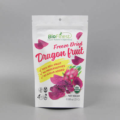 কাস্টমাইজড মুদ্রিত পুনরায় বন্ধযোগ্য জিপ লক প্লাস্টিক অ্যালুমিনিয়াম ফয়েল স্ন্যাকস হিমায়িত শুকনো ফল Doypack স্ট্যান্ড আপ প্যাকেট খাদ্য প্যাকেজিং ব্যাগ