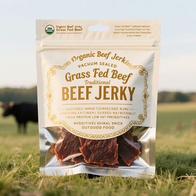 প্যাকেজিং স্ন্যাকস, ক্যান্ডি, পাউডার, কফি, চা এবং শুকনো খাদ্য পণ্যের জন্য পুনরায় সিলযোগ্য জিপার এবং টিয়ার নচ সহ কাস্টমাইজযোগ্য থ্রি সাইড সিল পাউচ