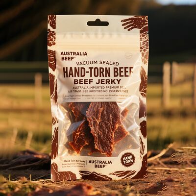 প্যাকেজিং স্ন্যাকস, ক্যান্ডি, পাউডার, কফি, চা এবং শুকনো খাদ্য পণ্যের জন্য পুনরায় সিলযোগ্য জিপার এবং টিয়ার নচ সহ কাস্টমাইজযোগ্য থ্রি সাইড সিল পাউচ