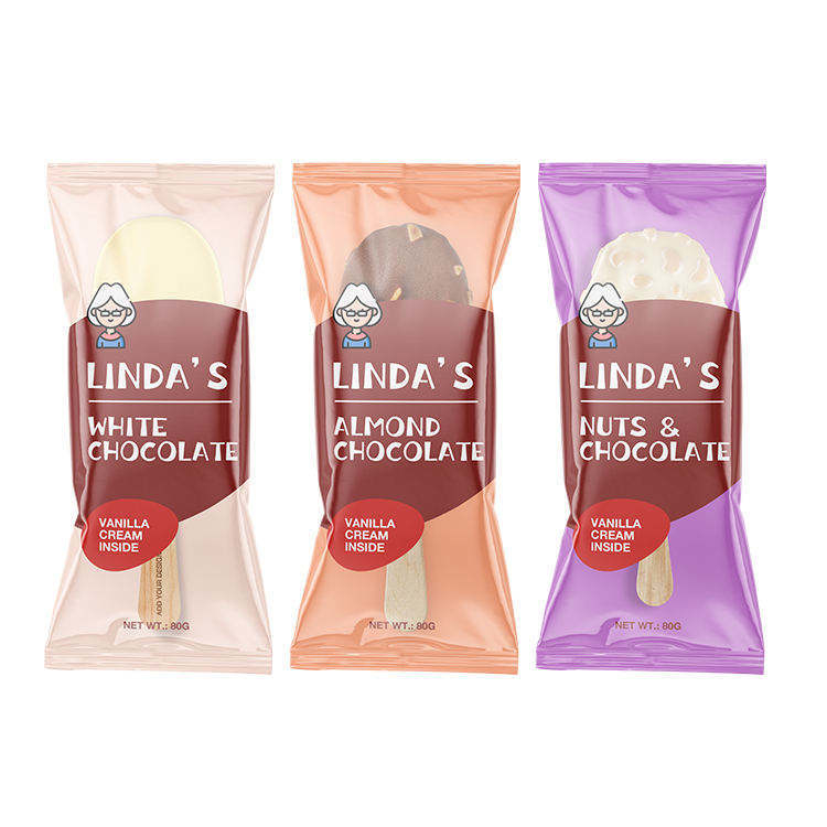 কাস্টম মুদ্রিত খাদ্য প্যাকেজিং প্লাস্টিকের রোল ফিল্ম আইসক্রিম প্যাকেজিং অ্যালুমিনিয়াম ফয়েল ল্যামিনেটেড রোল ফিল্ম