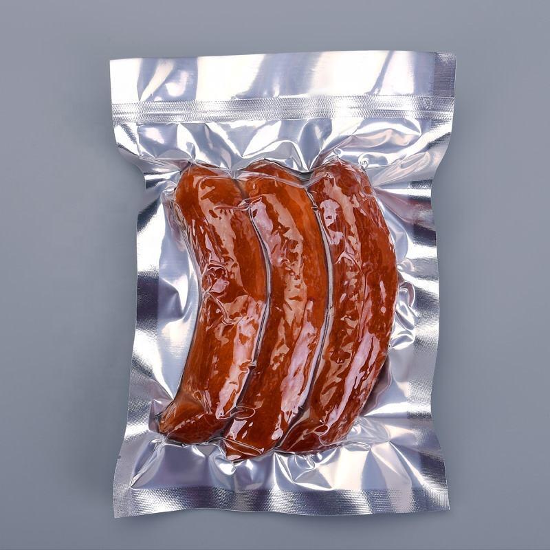 পাইকারি ভ্যাকুয়াম ব্যাগ গরম সিল কাস্টম ফ্রিজড ফুড প্যাকেজিং মাংসের প্যাকেজিংয়ের জন্য ল্যামিনেট প্লাস্টিকের ব্যাগ